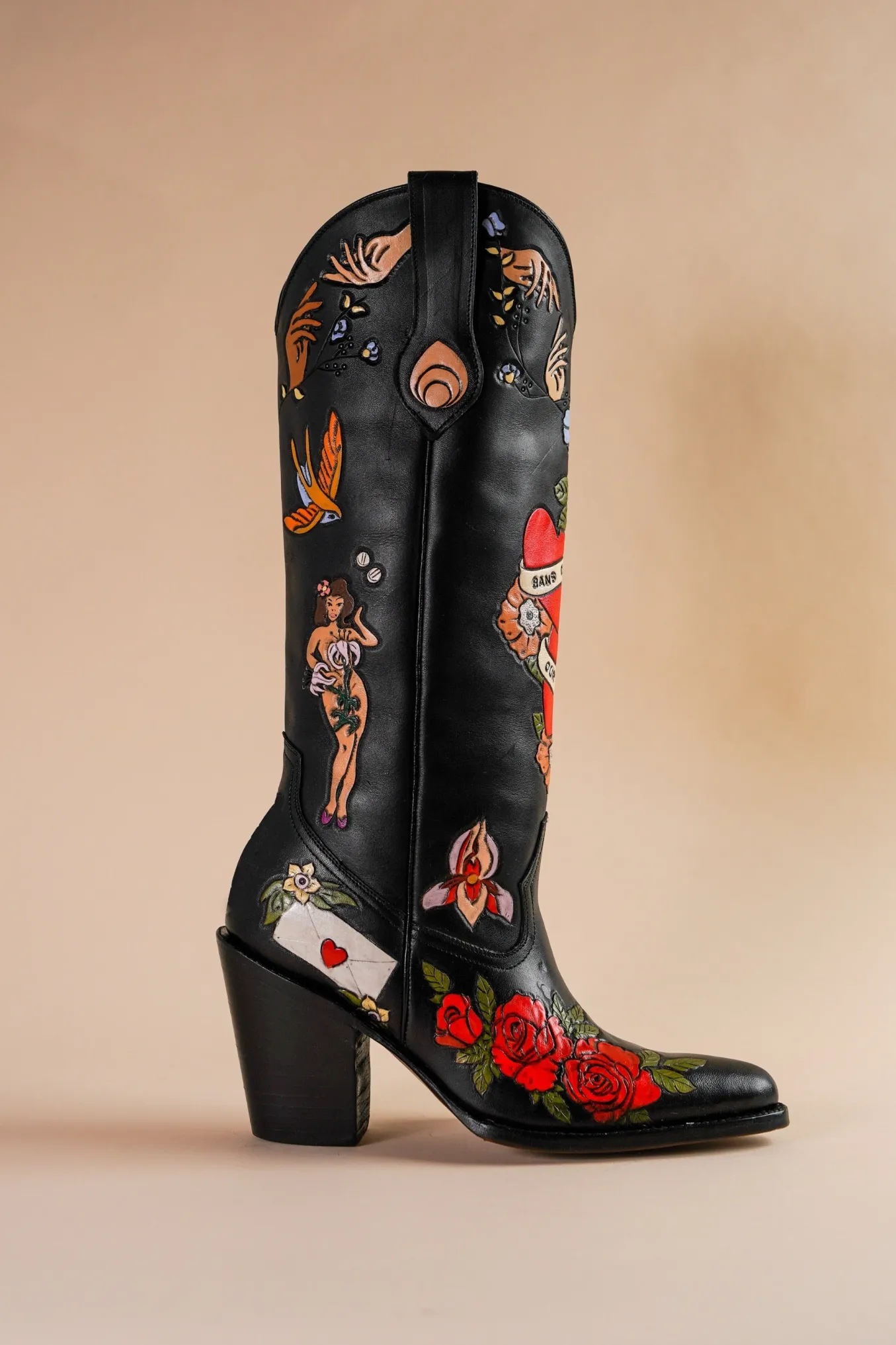 My Body My Choice Doodle Cowboy Boot