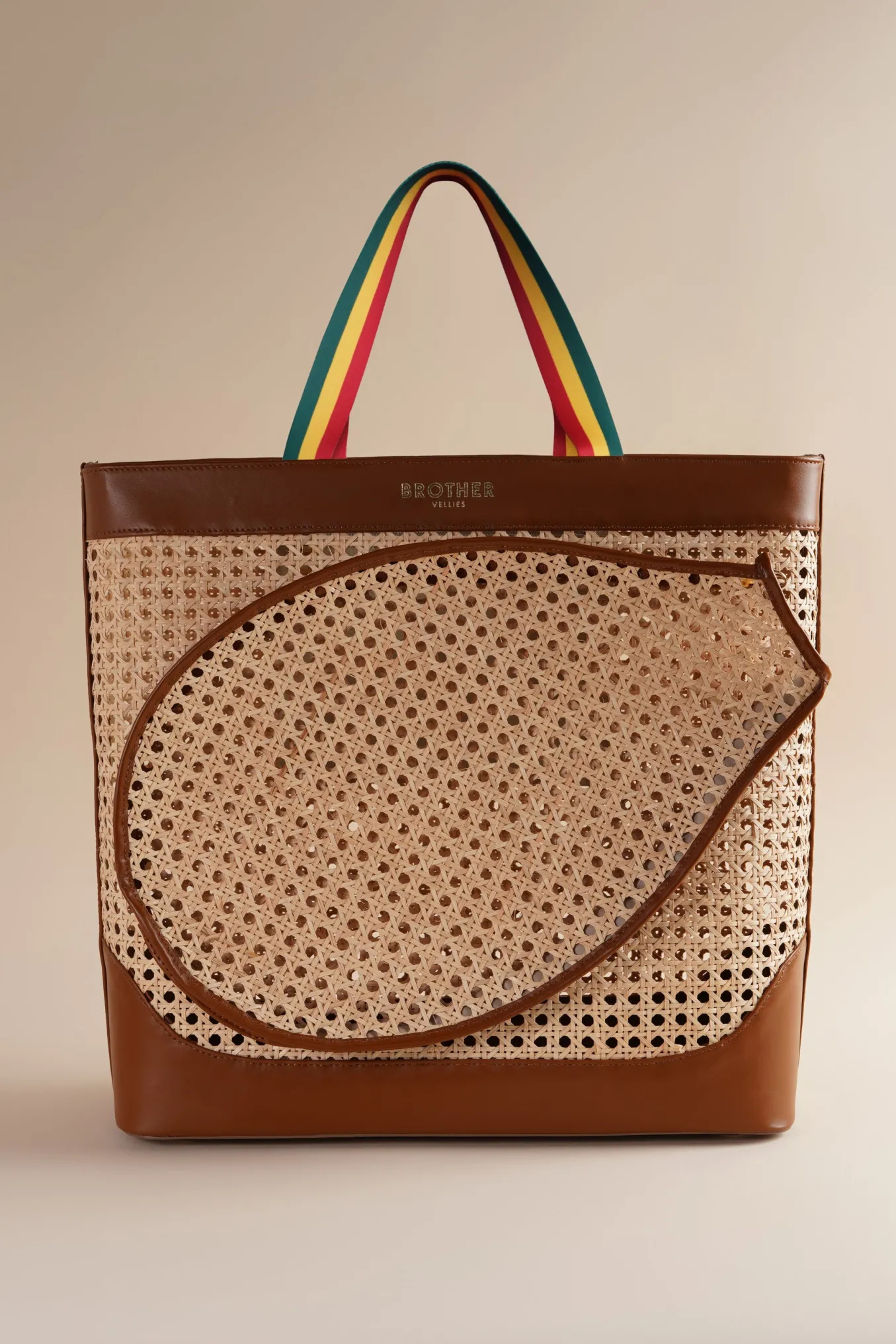 Negril Tennis Club Tote In Rattan