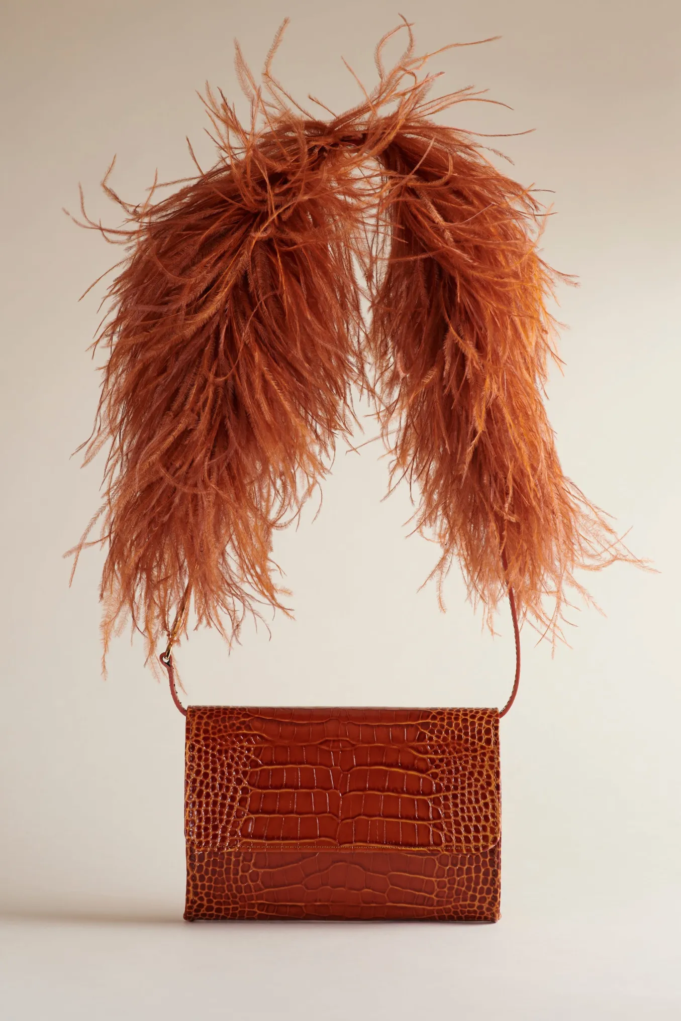 Lijadu Bird Bag In Cognac Croc