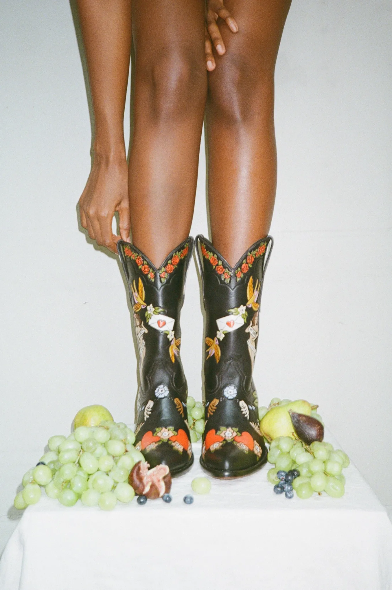 My Body My Choice Doodle Cowboy Bootie