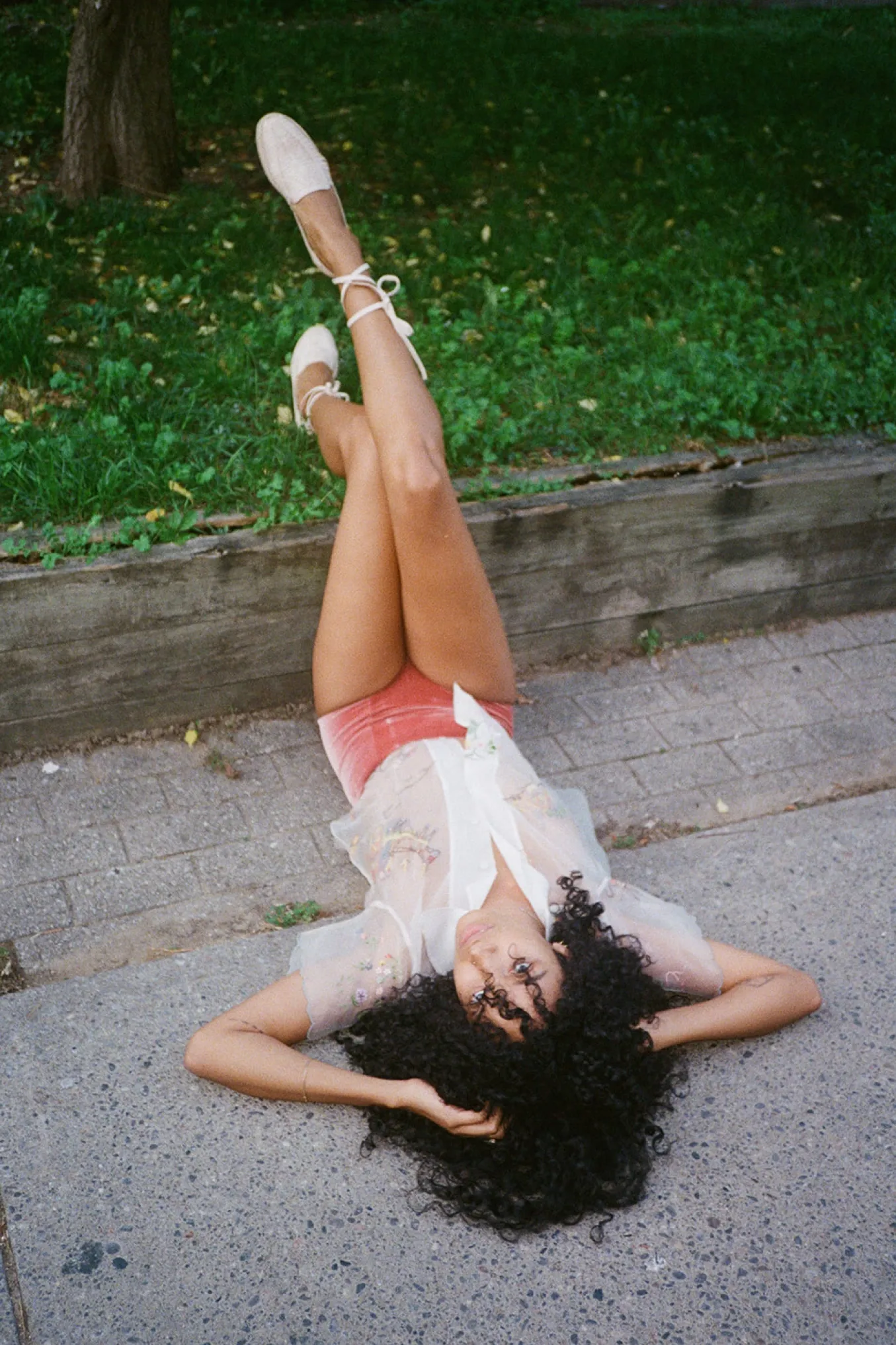 Blush Lace Up Huarache