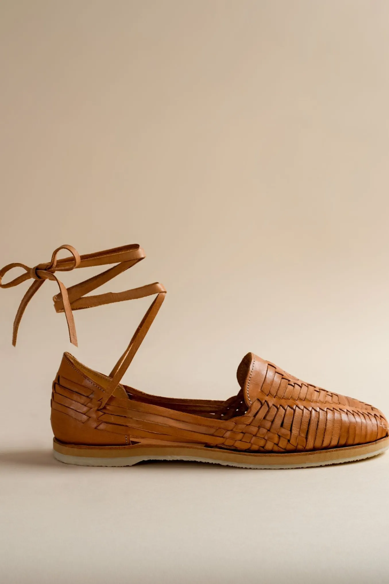 Nutmeg Lace Up Huarache