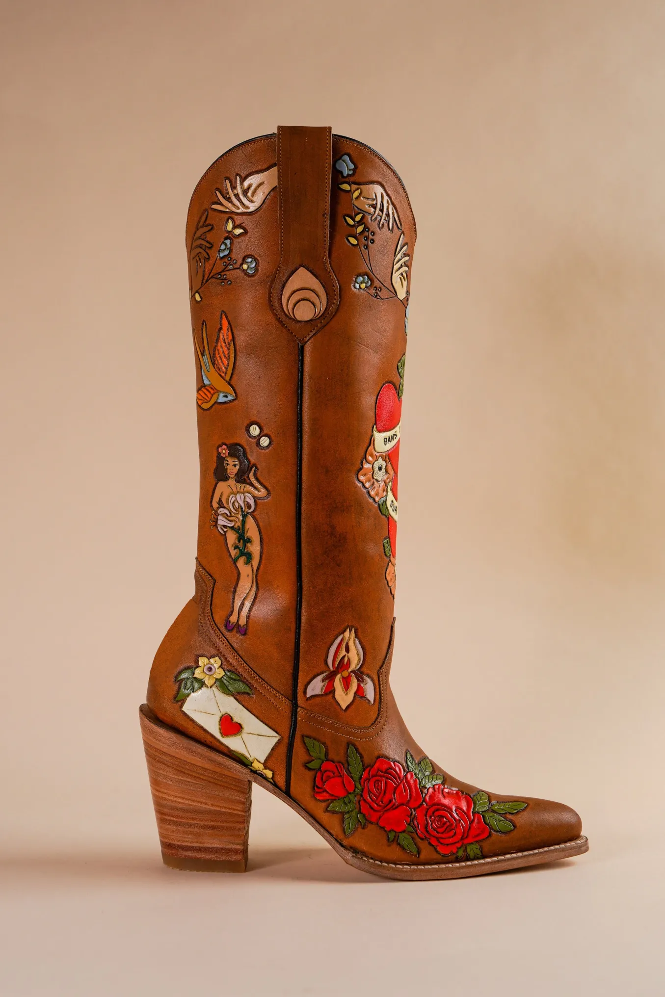 My Body My Choice Doodle Cowboy Boot
