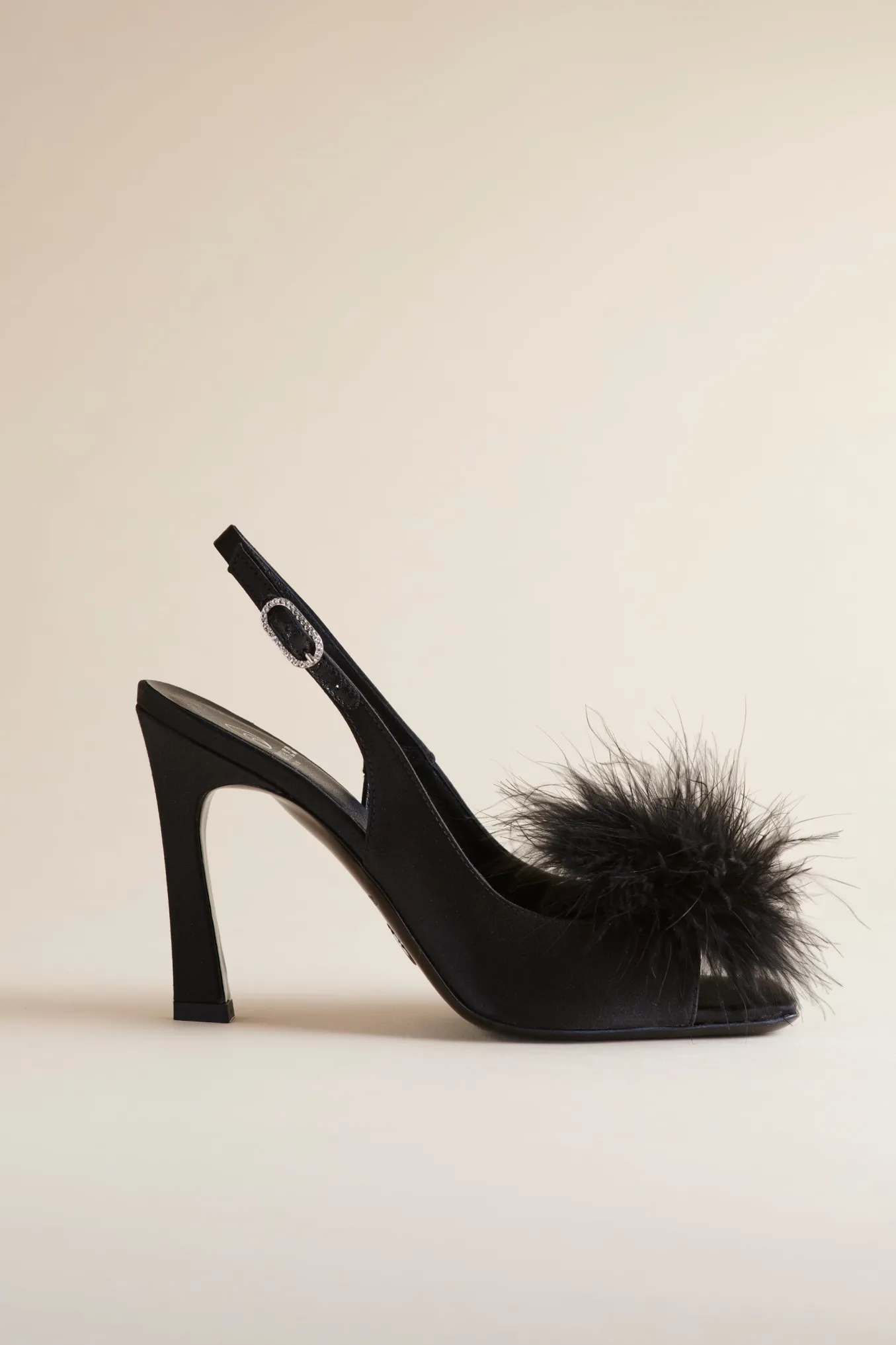 Holly Pump In Midnight Satin