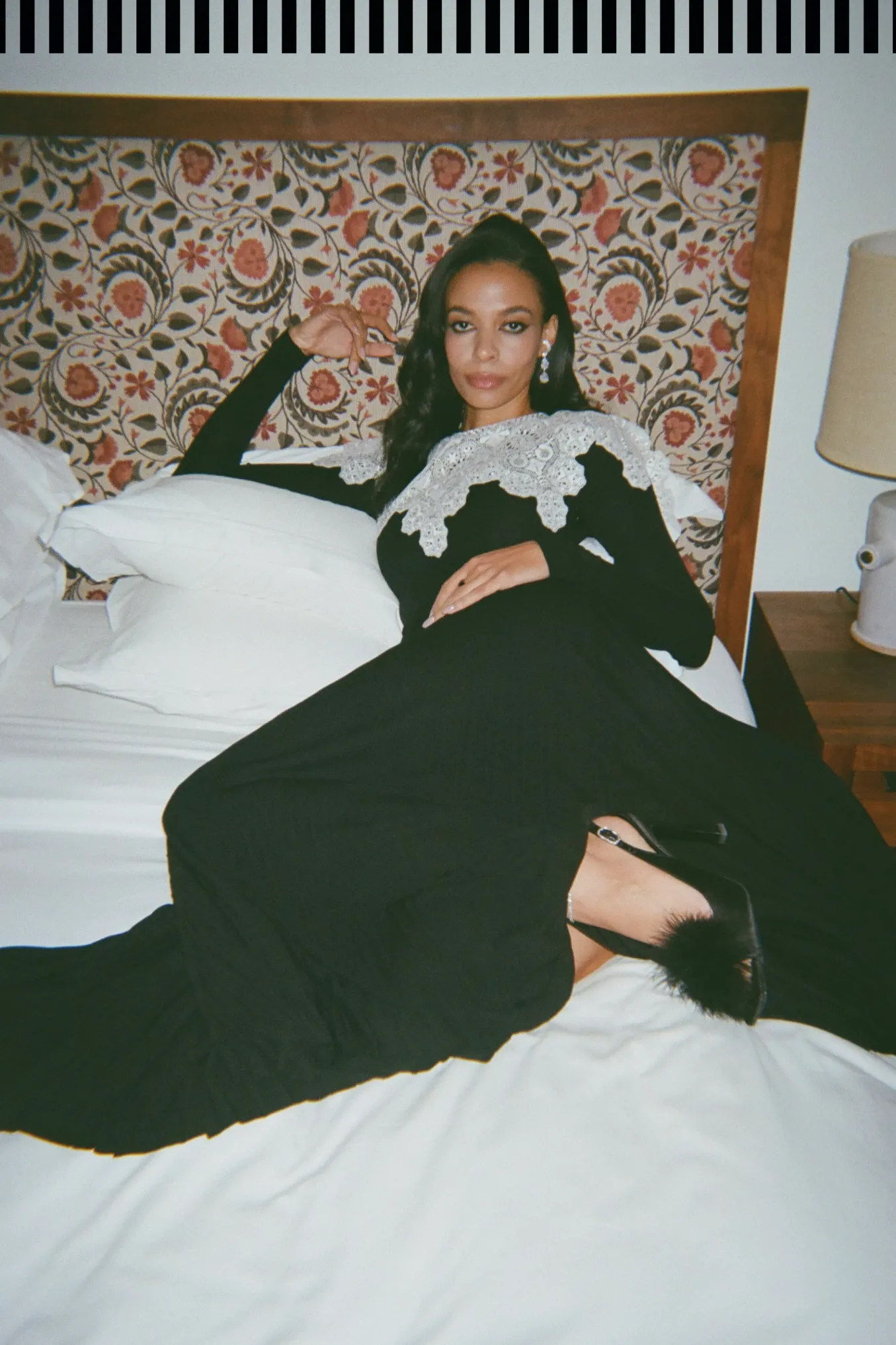 Holly Pump In Midnight Satin