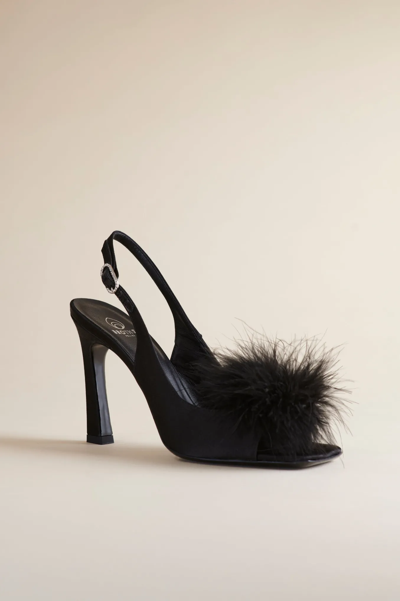 Holly Pump In Midnight Satin