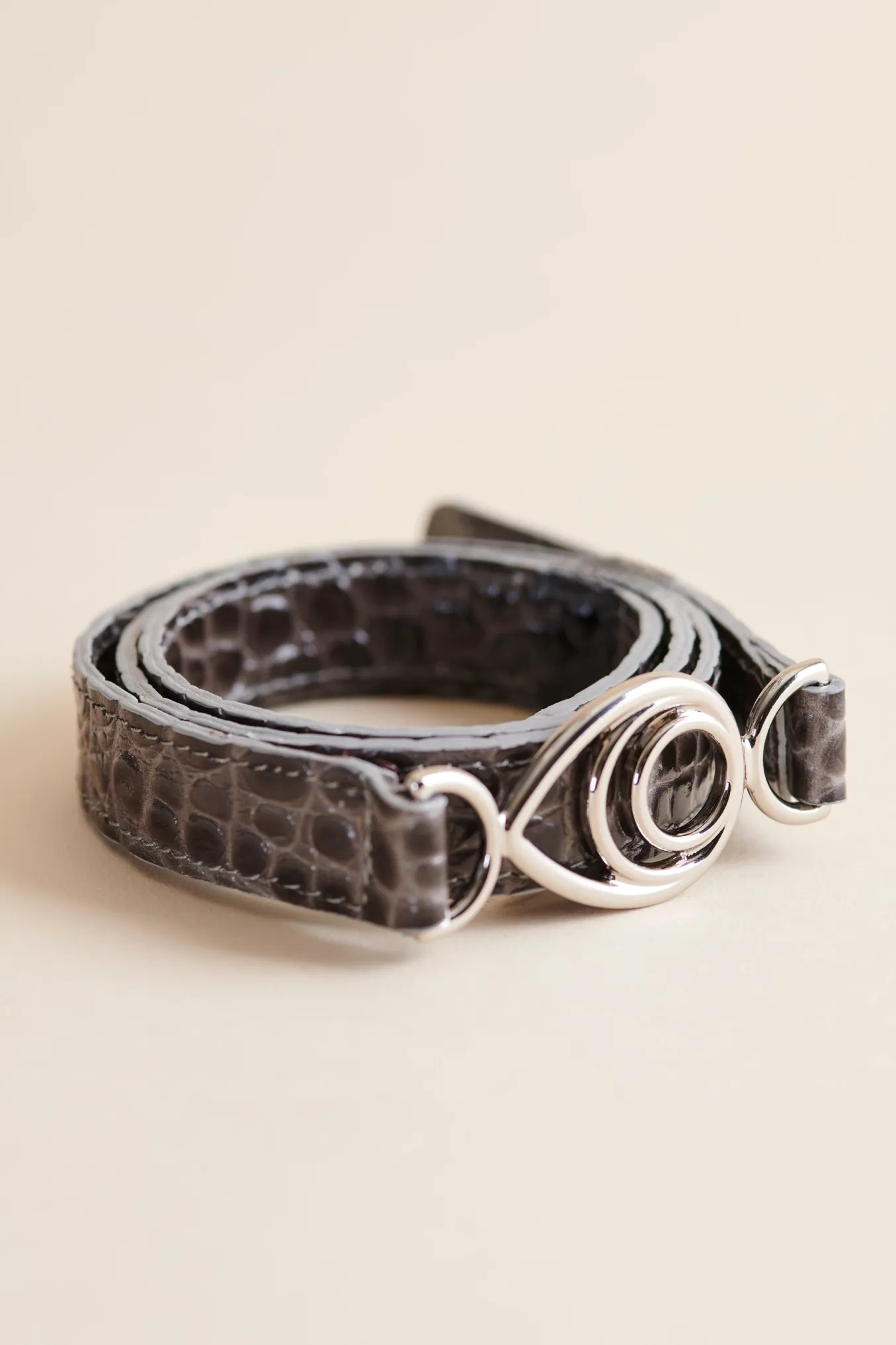 Lijadu Bird Bag In Grey Croc