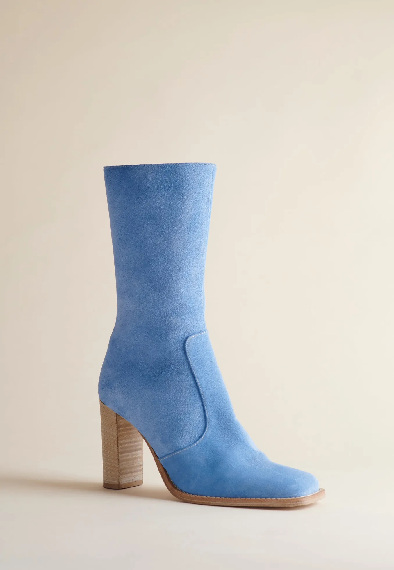 Lauryn Boot In Blue Suede