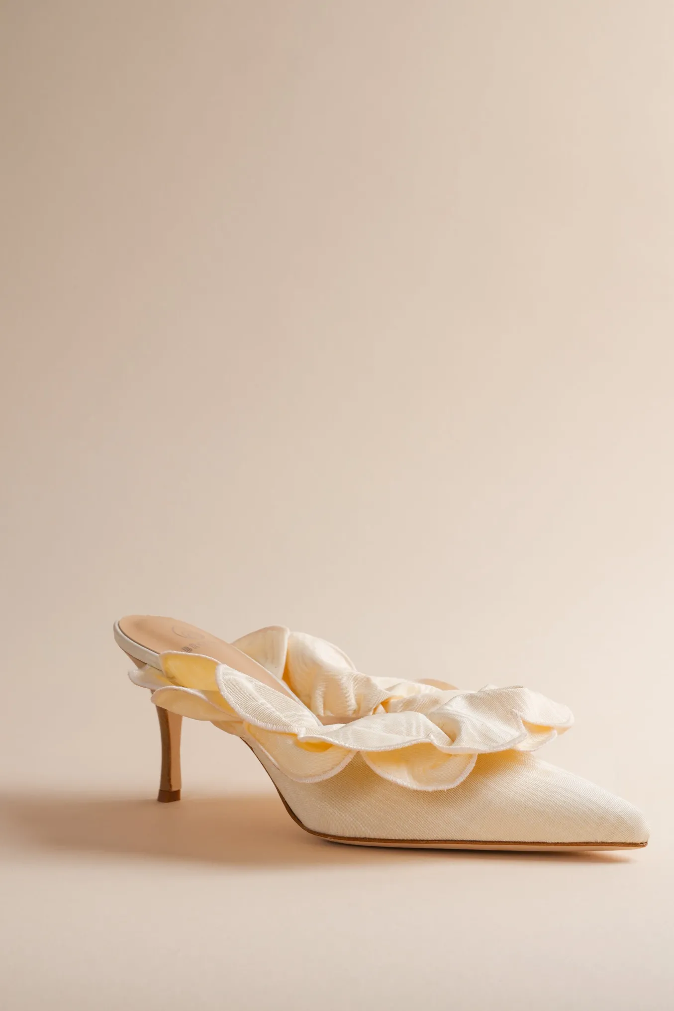 Stell Mule In Ivory