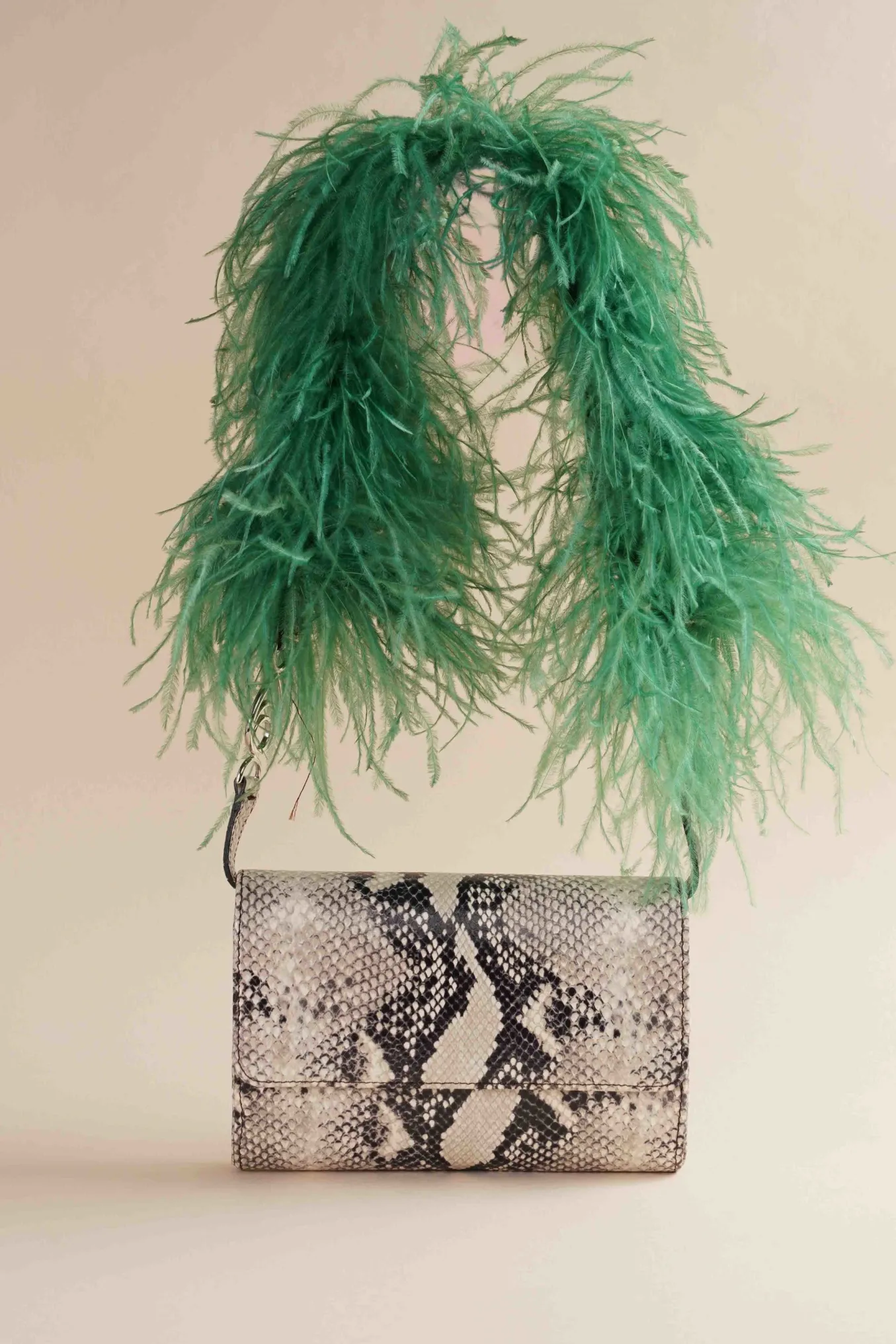 Lijadu Bird Bag With Cactus Green Handle