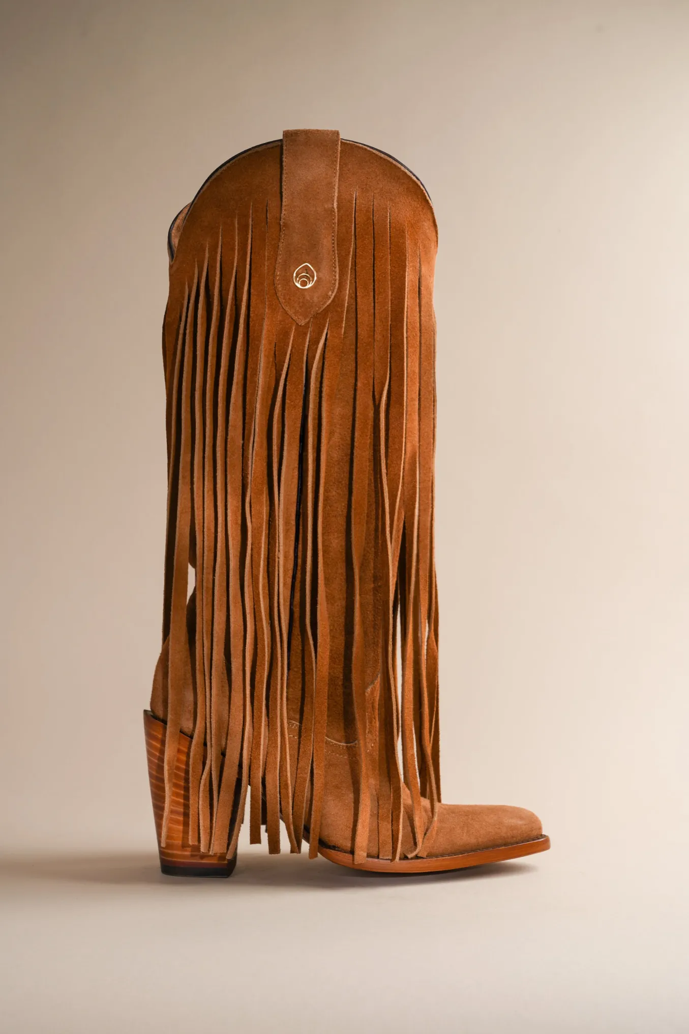 Fringe Atlas Boots In Suede